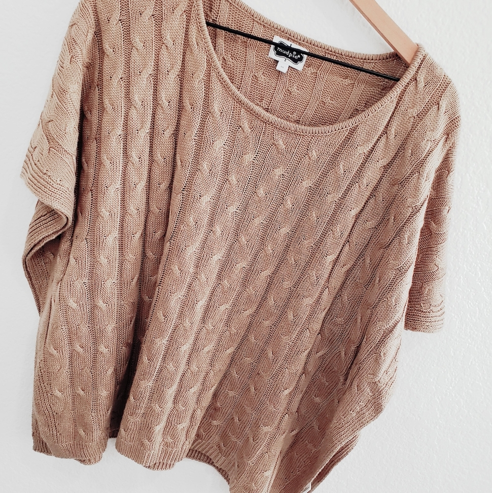 NEW! Mud Pie Poncho Sweater